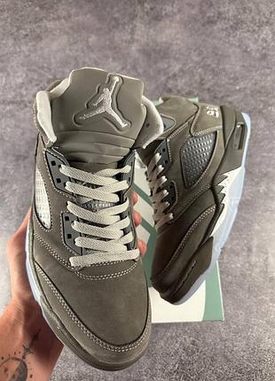 Nike air jordan 5 retro wolf grey 4