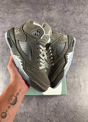 Nike air jordan 5 retro wolf grey 2