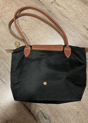 Черная сумка-тоут longchamp le pliage original 2