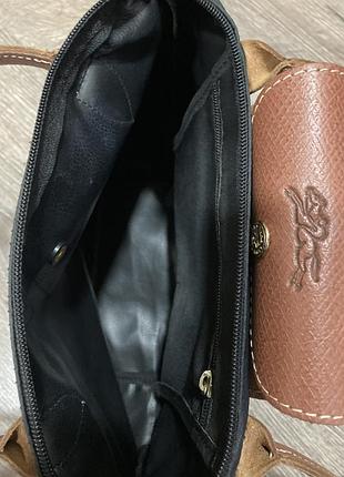 Черная сумка-тоут longchamp le pliage original 6