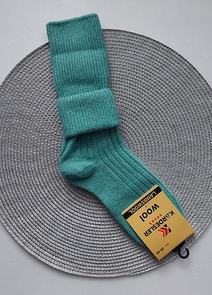 Женские высокие шерстяные зимние носки с отворотом kardesler 35-40р. туречна