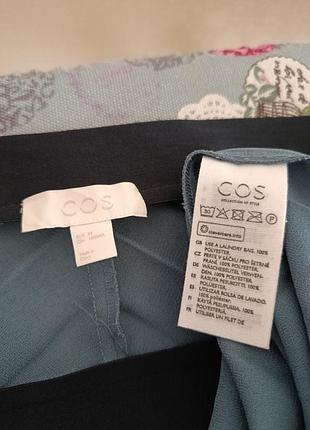 Асимметричная юбка плиссе cos 8