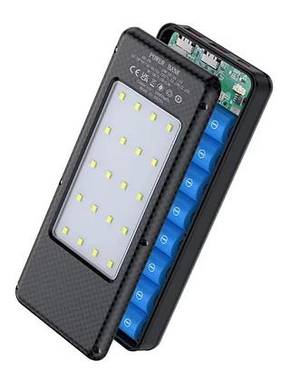 Повербанк pd max 8 ак 22,5 вт с аккумуляторами lg mh1 3200ma