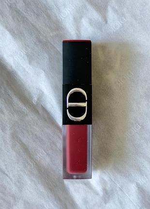 Rouge dior on stage ink 558 рідка стійка матова помада dior