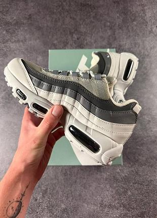 Nike air max 95 grey white 9