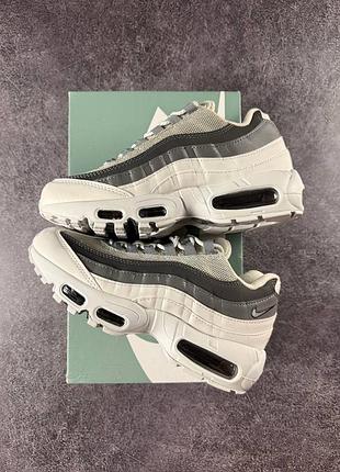Nike air max 95 grey white 8