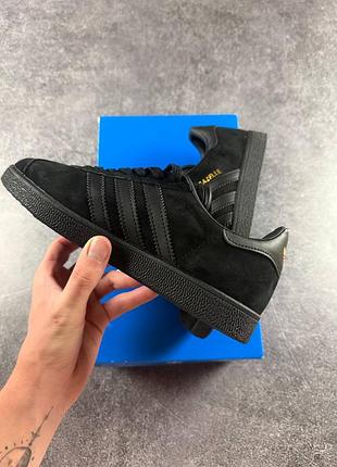 Adidas gazelle all black 3