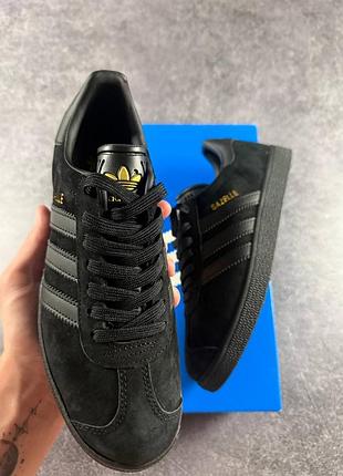 Adidas gazelle all black 7