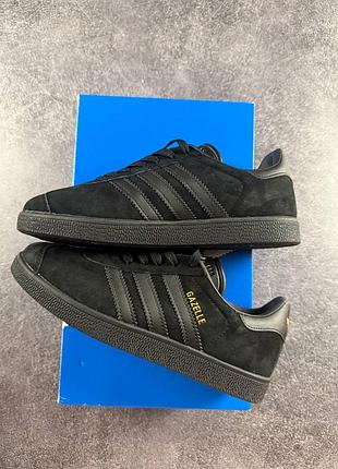 Adidas gazelle all black 9