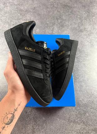 Adidas gazelle all black 2