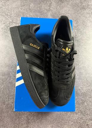 Adidas gazelle all black 10