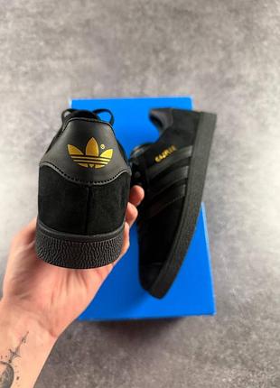 Adidas gazelle all black 4