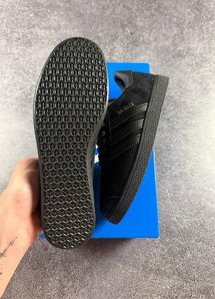 Adidas gazelle all black 8
