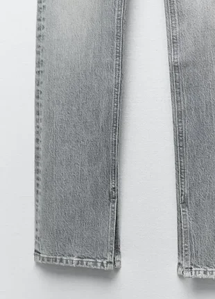 Стильные джинсы с разрезами zara