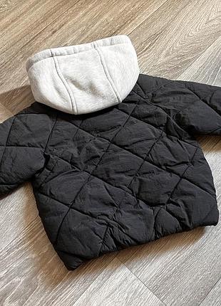 Куртка-бомбер з капюшоном zara р.92 2
