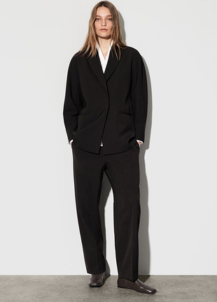 Блейзер женский cos shawl-collar wool-blend blazer / 40