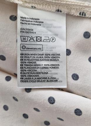 H&amp;m платье в горошек размер м 8