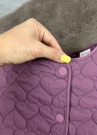 Дитяча оригінальна стьогана куртка zara 8