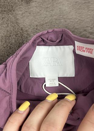 Дитяча оригінальна стьогана куртка zara 7