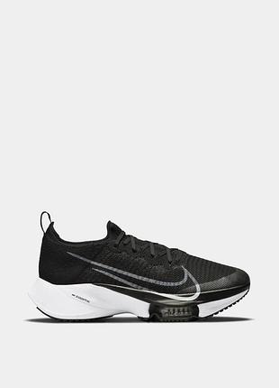 Спортивные кроссовки nike air zoom tempo next% flyknit в черно-белой расцв