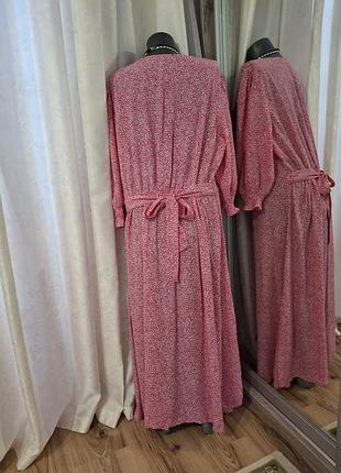 Красивое с пояском платье 👗 2