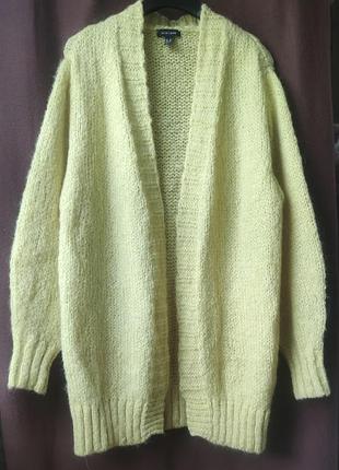 Кардиган new look с мохером, шерстью,альпакой оверсайз р. оне size 2