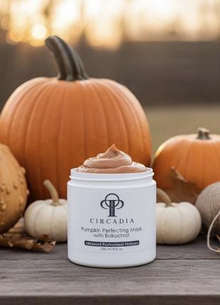 Circadia pumpkin perfecting mask and bakuchiol ліфтинг маска для обличчя з бакучіолом та гарбузом