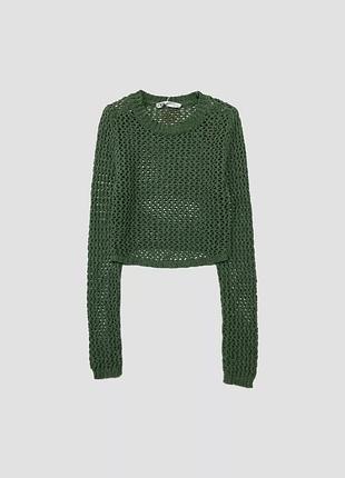 Лонгслів zara у дірку 2