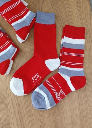Набір 2 пари високі брендові шкарпетки fun socks розмір 36-40
