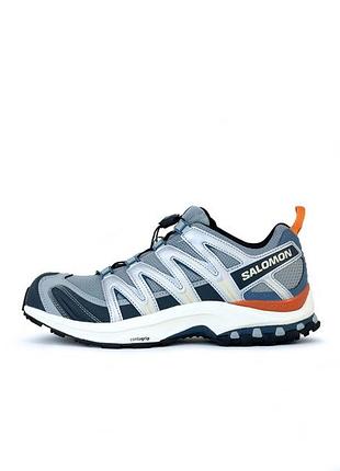 Женские кроссовки salomon xa pro 3d adv gray silver orange / smb+ 🔗