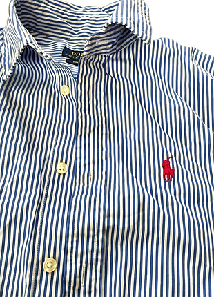 Котонова рубашка, сорочка, блузка polo ralph lauren в смужку 4