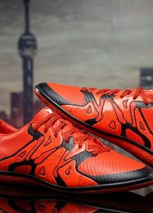 Футзалки adidas x 15.3 in (s83191) - яркая игровая обувь для зала (futsal / indoor) размер 46, длина стельки 29.5 см, страна производитель камбоджа