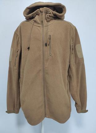 Флісова куртка з капюшоном xl/xxl ог 134-136 см