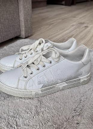 Кеди під голден гус з зірочками блискучі golden goose
