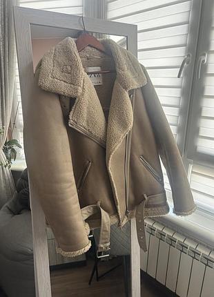 Тепла зимова жіноча косуха ввд zara