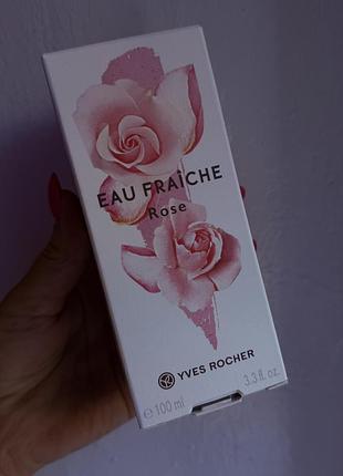 Yves rocher, туалетна вода, rose, свіжа троянда, ів роше