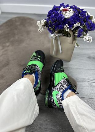 Оригінальні унісекс баскетбольні кросівки nike kd 7 "electric eel" size us 7 / eu 40