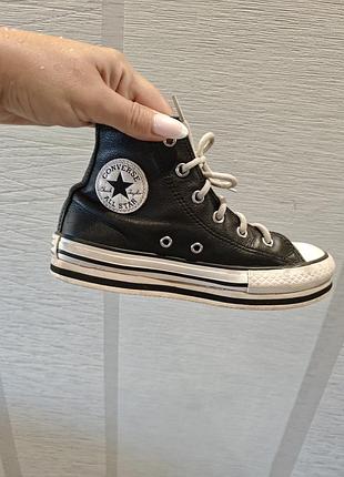 Черевики converse натуральна шкіра устілка 21 см.
