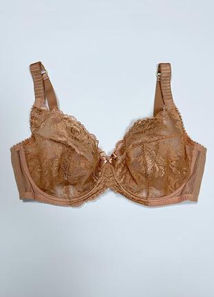 Agent provocateur женский бежевый бюстгальтер прозрачный с кружевом оригинал