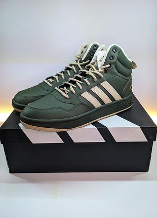 Мужские высокие кроссовки adidas hoops 3.0 mid lifestyle basketball 42, 46, 47 (27,1, 29,5, 30 см.)