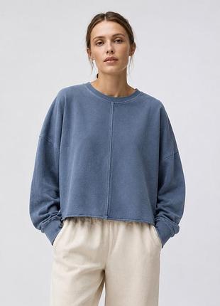 Женский укороченный свитшот oysho sport