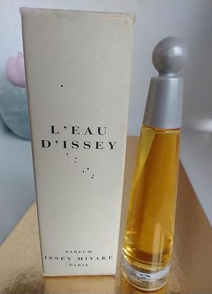 Духи l'eau d'issey parfum issey miyake, парфюм, оригинал, редкость, миниатюра, vintage 3мл