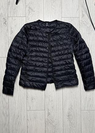 Жіночий мікропуховик uniqlo розмір м ідеал✅ заміри на фото