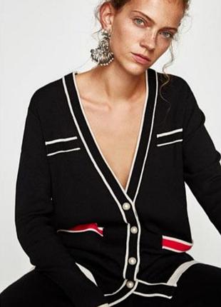 🔥кардиган zara🔥с жемчужными пуговицами
