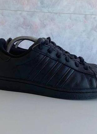Adidas superstar дитячі жіночі шкіряні кросівки оригінал 38 розмір