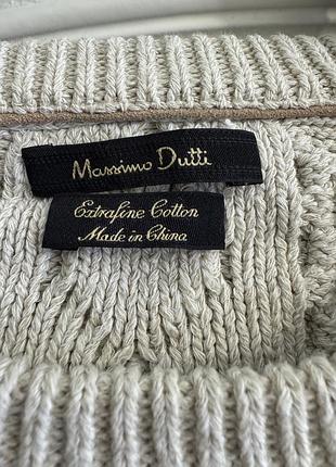 Чоловічий котоновий  светр massimo dutti s оригінал 2