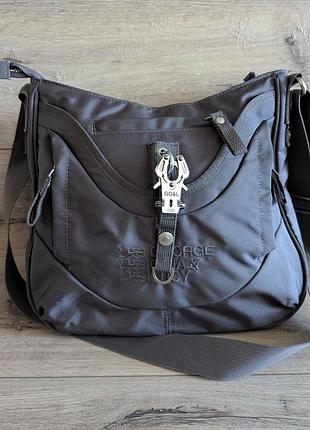 Серая сумка на плечо george gina & lucy ggl super gu(r)t  y2k