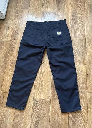 Штаны брюки carhartt abbott pant 32 синие