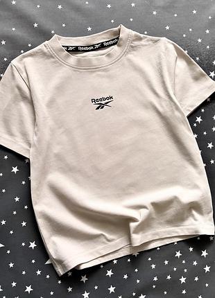 Спортивна бавовняна футболка на хлопчика reebok