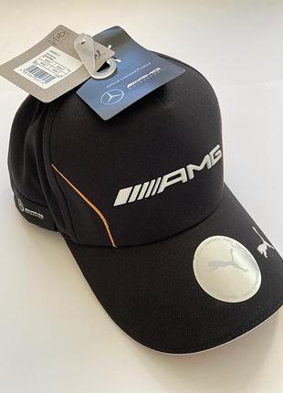 Нова оригінальна кепка puma mercedes-amg motorsport cap (чорна)
